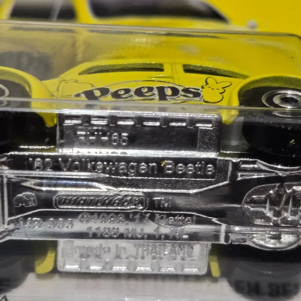 2026 Matchbox Peeps ‘62 Volkswagen Beetle Easter Basket Gift Lot of 3